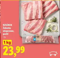 Lidl RZEŹNIK Żeberka wieprzowe, paski oferta