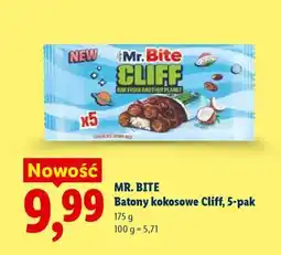 Lidl MR. BITE Batony kokosowe Cliff, 5-pak oferta