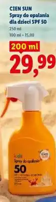 Lidl CIEN SUN Spray do opalania dla dzieci, SPF 50 oferta