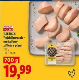 Lidl Rzeźnik Polski kurczak – medaliony z fileta z piersi oferta