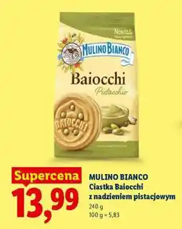 Lidl Mulino Bianco Ciastka Baiocchi z nadzieniem pistacjowym oferta