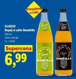 Lidl GLADIO Napój w szkle Bombilla oferta