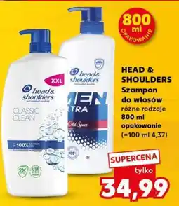 Kaufland HEAD & SHOULDERS Szampon do włosów różne rodzaje 800 ml opakowanie oferta