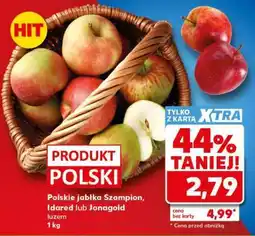 Kaufland Polskie jabłka Szampion, Idared lub Jonagold luzem 1 kg oferta