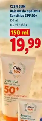 Lidl CIEN SUN Balsam do opalania Sensitive SPF 50+ oferta