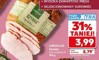 Kaufland LUKULLUS Szynka bez dodatku E 100 g oferta