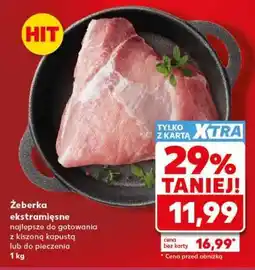 Kaufland Żeberka ekstramięsne oferta