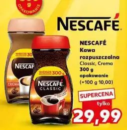 Kaufland NESCAFÉ Kawa rozpuszczalna Classic, Crema 300 g opakowanie oferta