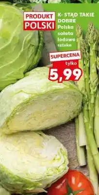 Kaufland Polska sałata lodowa sztuka oferta