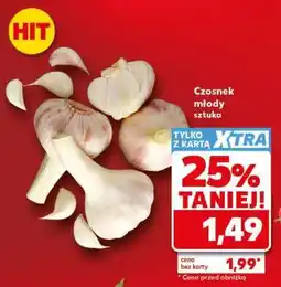 Kaufland Czosnek młody sztuka oferta
