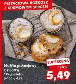 Kaufland Muffin pistacjowy z ricottą oferta