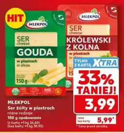 Kaufland MLEKPOL Ser żółty w plastrach oferta