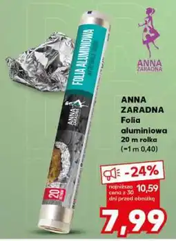 Kaufland ANNA ZARADNA Folia aluminiowa 20 m rolka oferta
