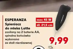 Kaufland ESPERANZA Spieniacz do mleka Latte oferta
