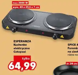 Kaufland ESPERANZA Kuchenka elektryczna Cotopaxi oferta