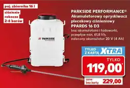 Kaufland PARKSIDE PERFORMANCE Akumulatorowy opryskiwacz plecakowy ciśnieniowy PPARDS 16 D3 oferta