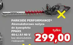 Kaufland PARKSIDE PERFORMANCE Akumulatorowe nożyce do żywopłotu PPAHS 40-Li A1 40 V oferta