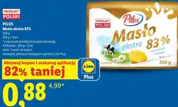 Lidl Masło ekstra 83% oferta
