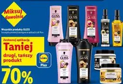 Lidl Wszystkie produkty GLISS Drugi produkt --70% oferta