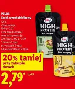 Lidl Serek wysokobiałkowy Pilos oferta