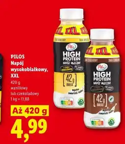 Lidl Napój wysokobiałkowy, XXL Pilos oferta