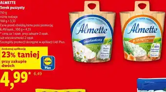 Lidl ALMETTE Serek puszysty oferta