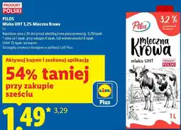 Lidl Mleko UHT 3,2% Mleczna Krowa oferta