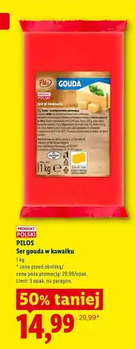 Lidl Ser gouda w kawałku oferta
