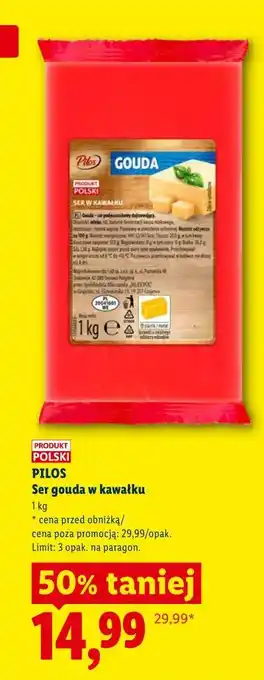 Lidl Ser gouda w kawałku oferta