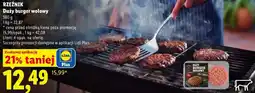 Lidl RZEŹNIK Duży burger wołowy oferta