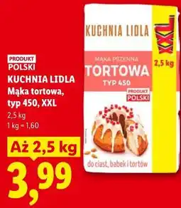 Lidl Mąka tortowa, typ 450, XXL oferta