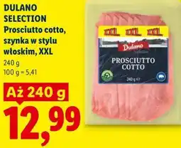 Lidl DULANO SELECTION Prosciutto cotto, szynka w stylu włoskim, XXL oferta