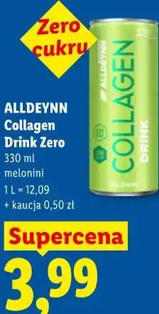 Lidl Collagen Drink Zero ALLDEYNN oferta