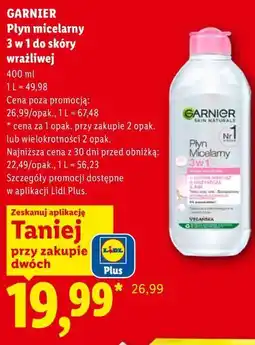 Lidl Płyn micelarny 3 w 1 do skóry wrażliwej oferta