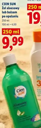 Lidl Żel aloesowy lub balsam po opalaniu oferta