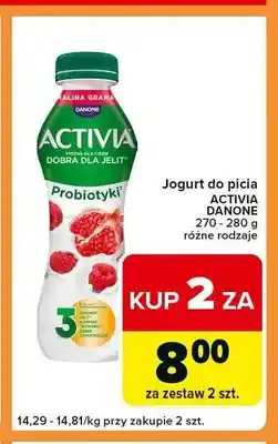 Carrefour Express Jogurt do picia Activia Danone oferta