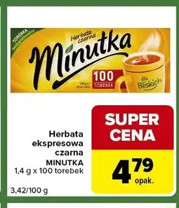 Carrefour Express Herbata ekspresowa czarna MINUTKA oferta