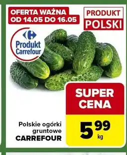 Carrefour Express Polskie ogórki gruntowe CARREFOUR oferta