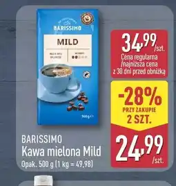 ALDI Kawa mielona Barissimo Mild oferta