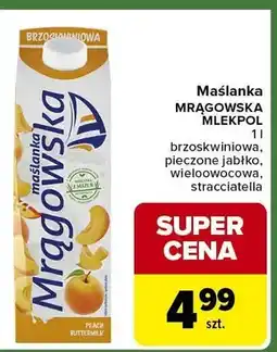 Carrefour Express Maślanka MRĄGOWSKA MLEKPOL pieczone jabłko oferta