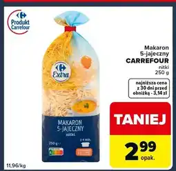 Globi Makaron 5-jajeczny nitki CARREFOUR oferta