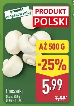 ALDI Pieczarki polskie oferta