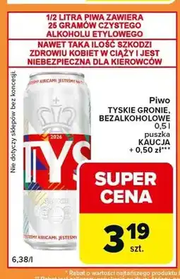 Carrefour Express Piwo bezalkoholowe Tyskie oferta