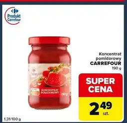 Globi Koncentrat pomidorowy CARREFOUR oferta