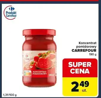 Globi Koncentrat pomidorowy CARREFOUR oferta