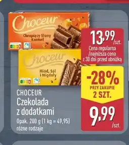 ALDI Czekolada z dodatkami Chrupiący Słony Karmel Choceur oferta
