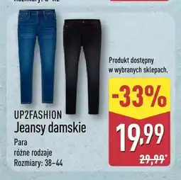 ALDI Jeansy damskie UP2FASHION oferta