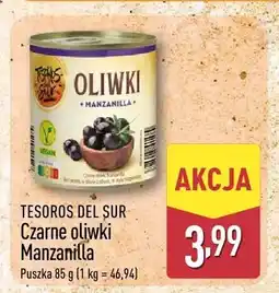ALDI Czarne oliwki Manzanilla Tesoros del Sur oferta