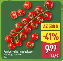 ALDI Pomidory cherry na gałązce klasa I oferta