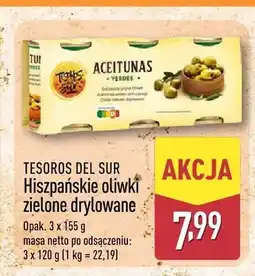 ALDI Hiszpańskie oliwki zielone drylowane TESOROS DEL SUR oferta